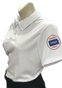 KSHSAA Volleyball White Women's Polo