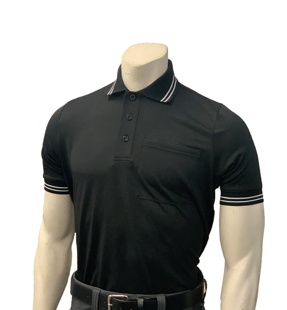 MSHSAA Baseball Umpire Short Sleeve Shirt - Black