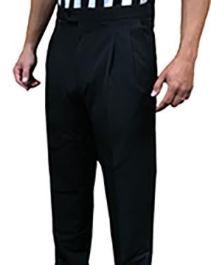 Men's 4-Way Stretch Tapered Pleated Pants with Slash Pockets