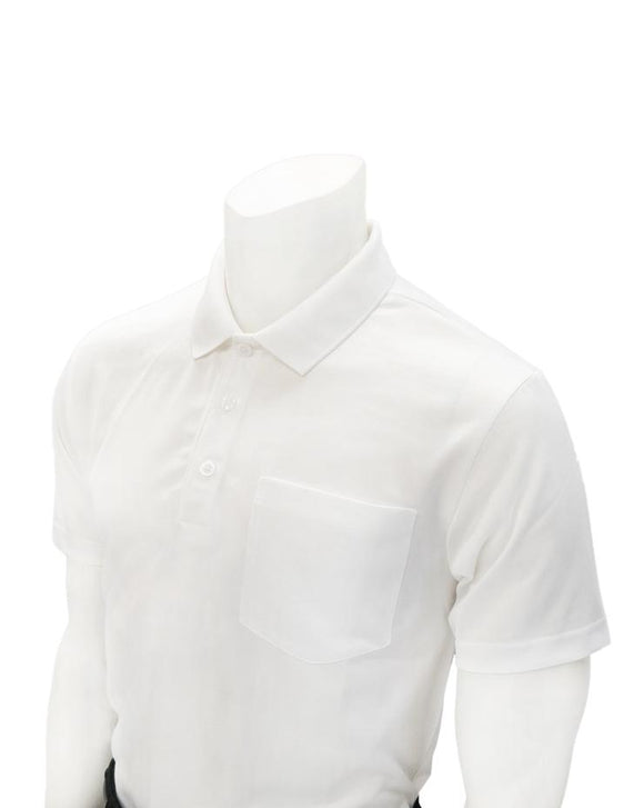 Volleyball Men's White Mesh Shirt with Pocket