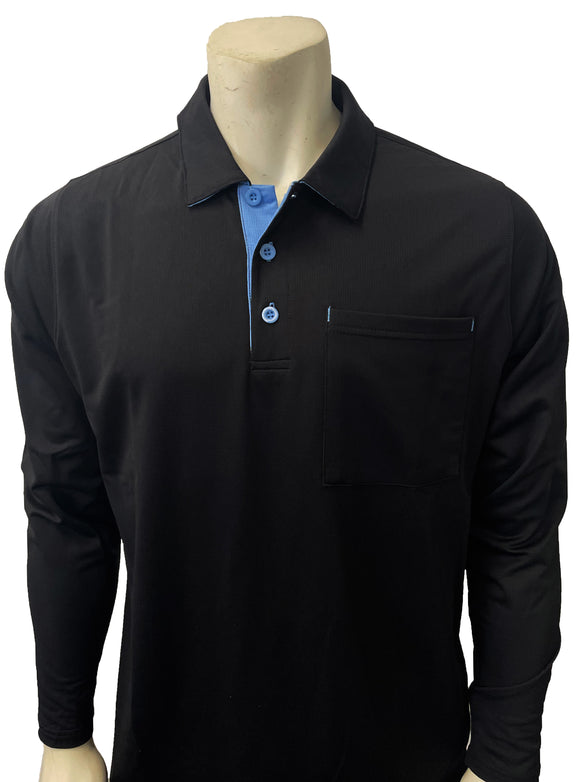 Smitty NEW MLB Style Umpire Long Sleeve Shirt - Black