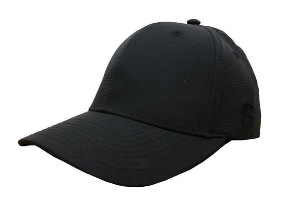 Smitty Performance Black Umpire Hat - Flex Fit - 8 Stitch