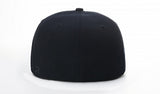 Black Richardson Surge Fitted Umpire Hat - 4 Stitch