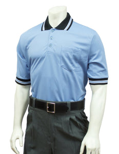 Performance Mesh Umpire Short Sleeve Shirt - Carolina Blue