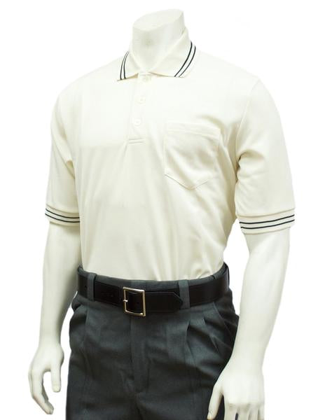 Performance Mesh Umpire Short Sleeve Shirt - Cream