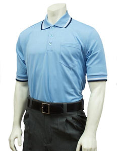 Performance Mesh Umpire Short Sleeve Shirt - Powder Blue