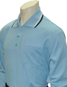 Body-Flex Umpire Long Sleeve Shirt - Powder Blue