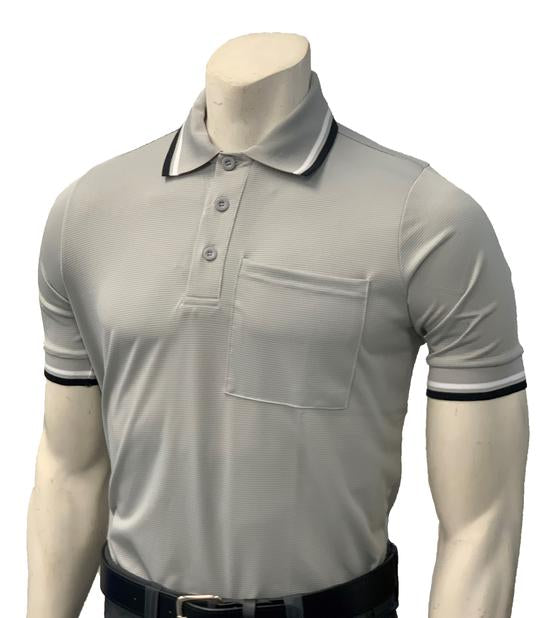 NEW Traditional Body-Flex Umpire Short Sleeve Shirt - Grey