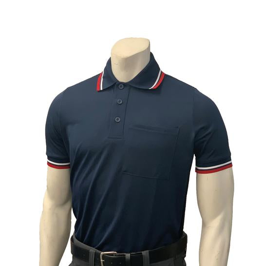 NEW Traditional Body-Flex Umpire Short Sleeve Shirt - Navy