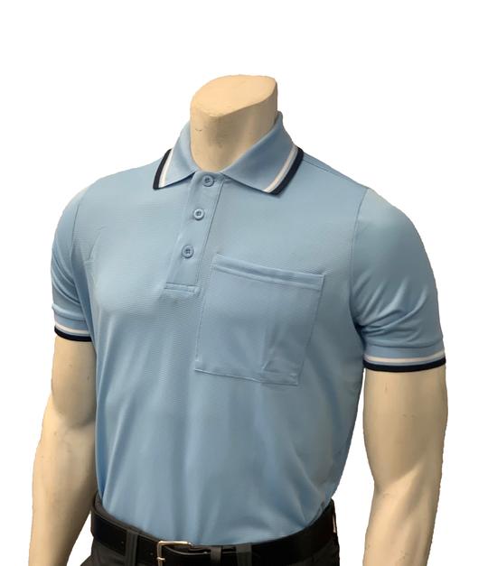 NEW Traditional Body-Flex Umpire Short Sleeve Shirt - Powder Blue