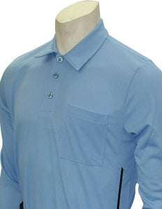 Old Style Major League Style Long Sleeve Umpire Shirt - Carolina Blue