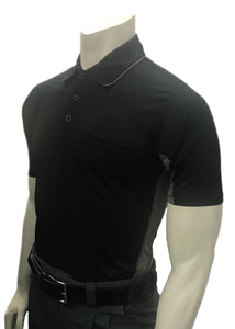 Smitty "Major League" Body-Flex Style Umpire Shirt - Black