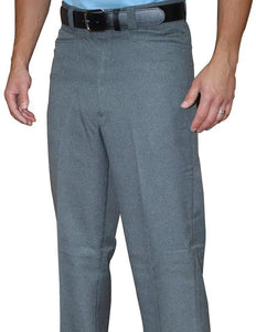 Heather Grey Flat Front Pants with Western Pockets