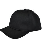 Smitty Black Umpire Hat - Flex Fit - 4 Stitch