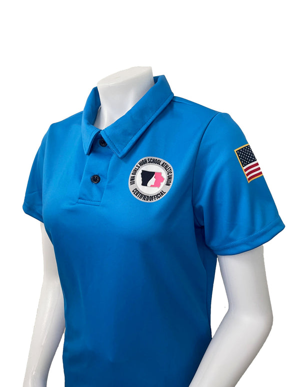 IGHSAU Blue Women's Volleyball Polo