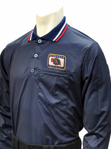 NSAA Baseball Umpire Long Sleeve Shirt - Navy