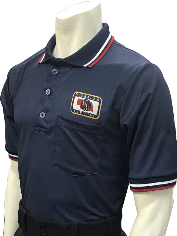 NSAA Baseball Umpire Short Sleeve Shirt - Navy