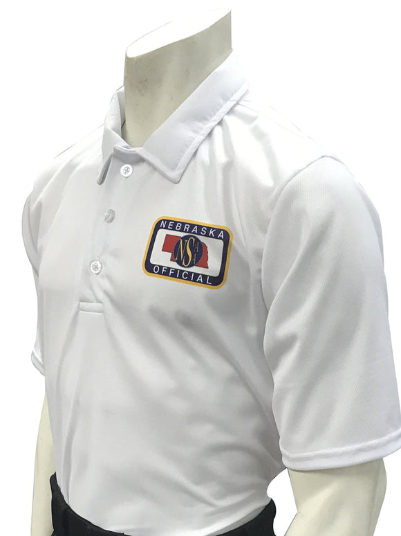 NSAA Volleyball White Men's Polo