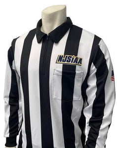 NJSIAA Football/Lacrosse 2 1/4" Referee FOUL WEATHER Long Sleeve Shirt