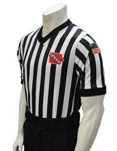 IHSAA Basketball Men's Referee Shirt with Side Panels