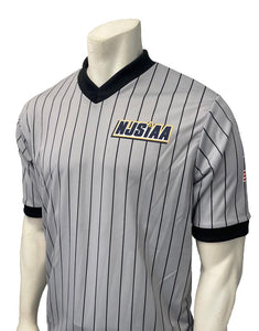NJSIAA Wrestling Performance Mesh Referee Shirt with Number on Back - MADE TO ORDER