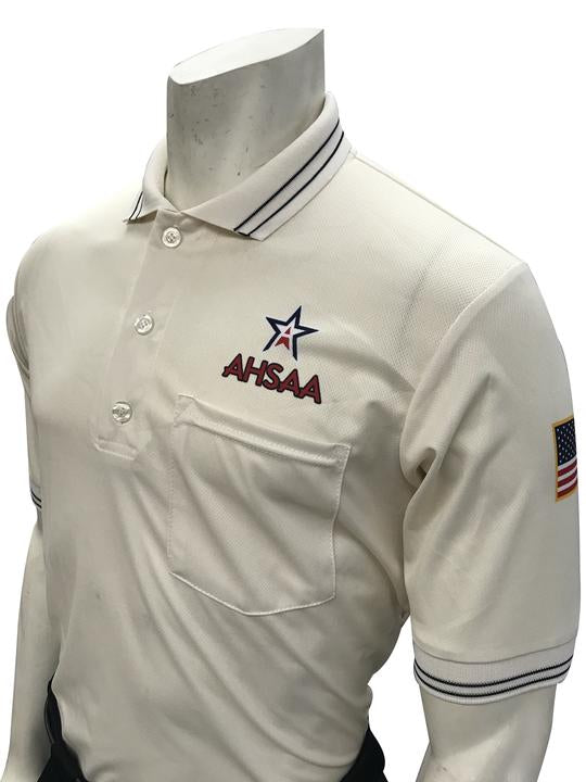 AHSAA Baseball/Softball Umpire Short Sleeve Shirt - Cream