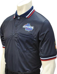 GHSA Softball/Baseball Umpire Short Sleeve Shirt - Navy