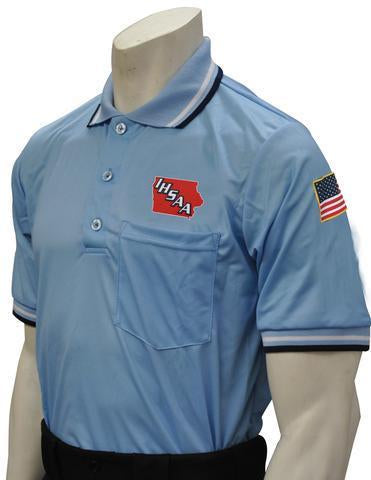 IHSAA Baseball Powder Blue Umpire Short Sleeve Shirt