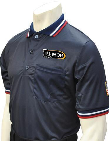 LHSOA Baseball/Softball Navy Umpire Short Sleeve Shirt