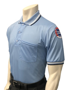 MSHSAA Softball Umpire Short Sleeve Shirt - Powder Blue