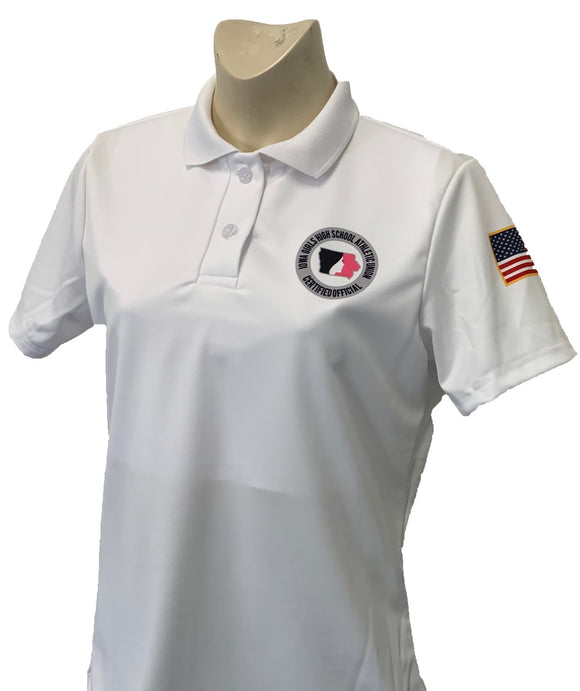 IGHSAU White Women's Volleyball Polo