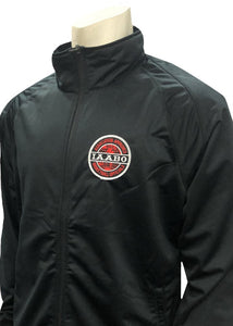 IABBO Black Basketball Track Style Zip Front Jacket