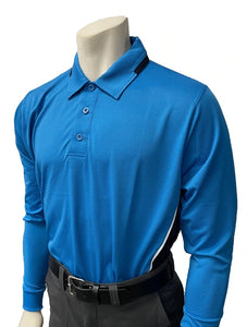 NCAA Softball Umpire Long Sleeve Polo - Bright Blue