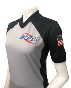 New Grey GHSA Basketball Women's Referee Shirt