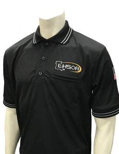LHSOA Baseball Black Umpire Short Sleeve Shirt